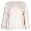 Chloé Top Avec Garnitures En Laine Crème Blanc Écru 2 Chloé Top Avec Garnitures En Laine Crème Blanc Écru -Chloé pulls gilets chloe top avec garnitures en laine creme blanc