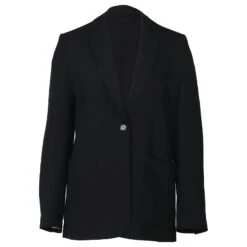 See By Chloé See By Chloe Blazer à Simple Boutonnage En Acétate Noir