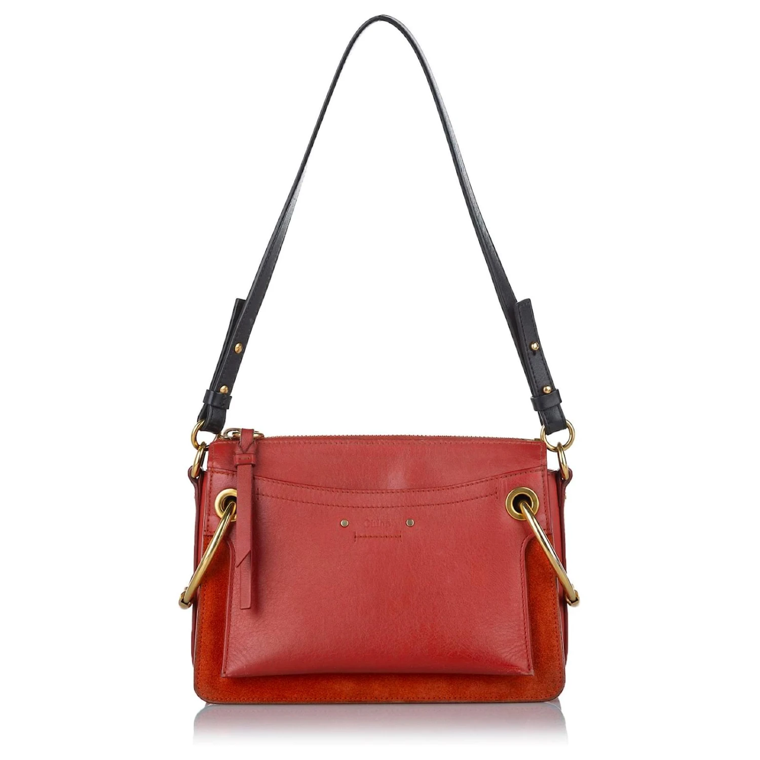 Chloé Sac à Bandoulière En Cuir Chloe Red Roy Rouge 3 Chloé Sac à Bandoulière En Cuir Chloe Red Roy Rouge