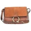 Chloé Sac à Bandoulière Faye En Cuir H13094 Marron 2 Chloé Sac à Bandoulière Faye En Cuir H13094 Marron -Chloé sac a bandouliere faye en cuir h13094 chloe suede marron