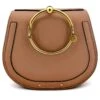 Nile Chloé Sac à Bandoulière Nil Beige -Chloé sac a bandouliere nil chloe cuir beige