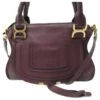 Chloé SAC A MAIN CHLOE MARCIE PM BANDOULIERE EN CUIR GRAINE BORDEAUX HAND BAG 2 Chloé SAC A MAIN CHLOE MARCIE PM BANDOULIERE EN CUIR GRAINE BORDEAUX HAND BAG -Chloé sac a main chloe marcie pm bandouliere en cuir graine bordeaux hand bag
