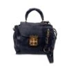 Chloé Sac à Main En Cuir Noir Elsie Bag Tote Satchel Avec Sangle -Chloé sac a main en cuir noir elsie bag tote satchel avec sangle chloe