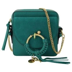See By Chloé Sac Appareil Photo Joan - See By Chloe - Vert Ceylan - Cuir