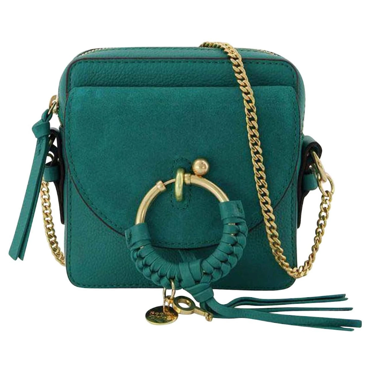 See By Chloé Sac Appareil Photo Joan - See By Chloe - Vert Ceylan - Cuir 3 See By Chloé Sac Appareil Photo Joan - See By Chloe - Vert Ceylan - Cuir