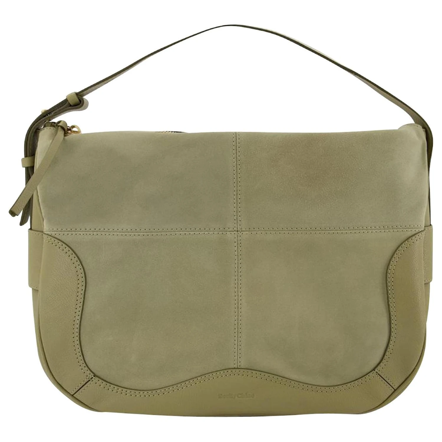 See By Chloé Sac Hana Hobo - See By Chloe - Vert Poterie - Cuir Kaki 3 See By Chloé Sac Hana Hobo - See By Chloe - Vert Poterie - Cuir Kaki