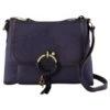 Sac Joan Hobo - See By Chloé - Denim - Bleu -Chloé sac joan hobo see by chloe denim bleu toile