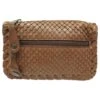 Chloé SAC POCHETTE CHLOE 21 CM EN CUIR DE PYTHON MARRON BROWN LEATHER BAG CLUTCH -Chloé sac pochette chloe 21 cm en cuir de python marron brown leather bag clutch