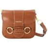 See By Chloé Sac Saddie En Cuir Caramello Marron -Chloé sac saddie en cuir caramello marron