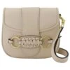 See By Chloé Sac Saddie Hobo - See By Chloe - Beige Ciment - Cuir -Chloé sac saddie hobo see by chloe beige ciment cuir