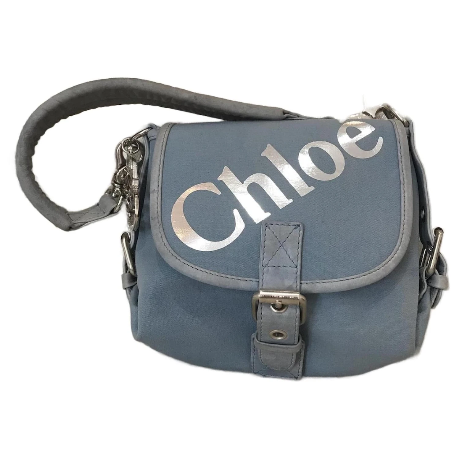 Chloé Sacs à Main CHLOE T. Chiffon Bleu 3 Chloé Sacs à Main CHLOE T. Chiffon Bleu