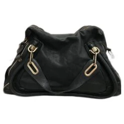 Paraty Chloé Sacs à Main CHLOE T. Cuir De Vachette Noir