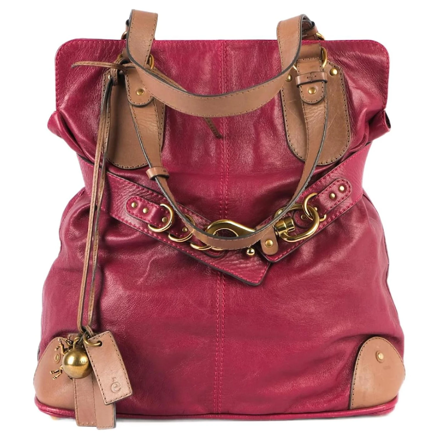 Chloé Sacs à Main CHLOE T. Cuir De Vachette Violet 3 Chloé Sacs à Main CHLOE T. Cuir De Vachette Violet