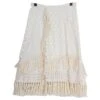 See By Chloé See By Chloe Jupe à Franges Crème -Chloé see by chloe jupe a franges coton creme